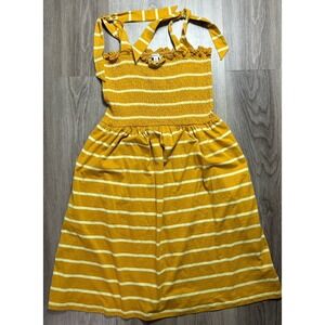 Toad&Co Yellow Striped Dress